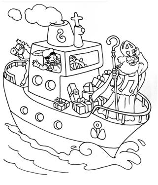 Sinterklaas op de blokhut!